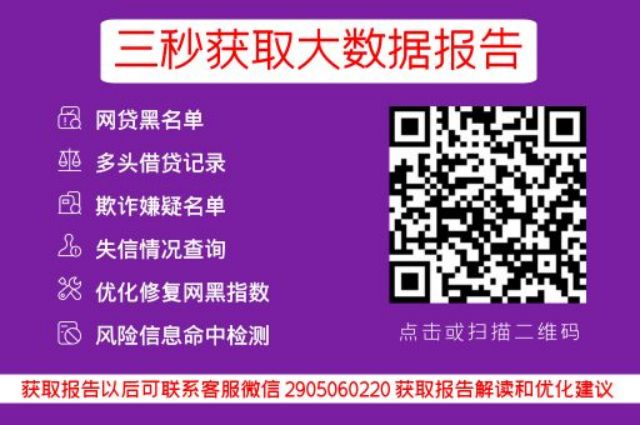 网贷大数据分析，洞察数字背后的秘密_小七信查_第3张